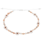Preview: Armband - "Bloom" - Rosa-Grau